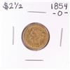 Image 1 : 1854-O $2 1/2 Liberty Head Quarter Eagle Gold Coin