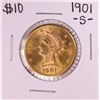 Image 1 : 1901-S $10 Liberty Head Eagle Gold Coin
