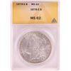 Image 1 : 1878-S $1 Morgan Silver Dollar Coin ANACS MS62