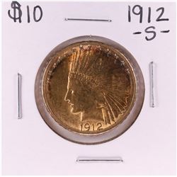 1912-S $10 Indian Head Eagle Gold Coin