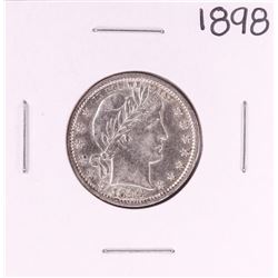 1898 Barber Quarter Coin