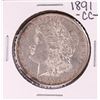 Image 1 : 1891-CC $1 Morgan Silver Dollar Coin