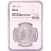 Image 1 : 1897-S $1 Morgan Silver Dollar Coin NGC MS63