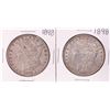 Image 1 : Lot of (2) 1898 $1 Morgan Silver Dollar Coins