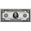 Image 1 : 1914 $20 Federal Reserve Note San Francisco