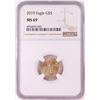 Image 1 : 2019 $5 American Gold Eagle Coin NGC MS69