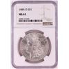 Image 1 : 1884-O $1 Morgan Silver Dollar Coin NGC MS63