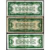 Image 2 : Lot of (3) 1928B $1 Funnyback Silver Certificate Notes