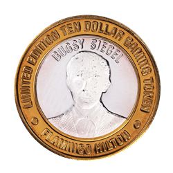 .999 Silver Flamingo Hilton Las Vegas, Nevada $10 Casino Limited Edition Gaming Token