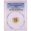 Image 1 : 2017 $1 Palau Proof Four Leaf Clover Gold Coin PCGS PR70DCAM