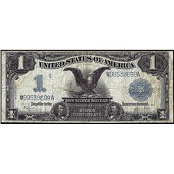 1899 $1 Black Eagle Silver Certificate Note