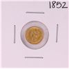 Image 1 : 1852 Type 1 $1 Liberty Head Gold Dollar Coin