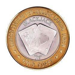 .999 Fine Silver Gold Coast Las Vegas $10 Casino Limited Edition Gaming Token