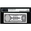 Image 2 : 1929 10 Unit American Bank Note Co. "Test Note" PMG Gem Uncirculated 65EPQ