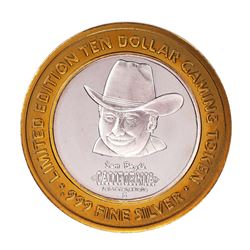 .999 Silver Sam Boyd's California Hotel Las Vegas, NV $10 Casino Limited Edition Gaming Token