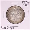 Image 1 : 1936-D San Diego Commemorative Half Dollar Coin