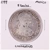 Image 1 : 1799 Mexico 8 Reales Silver Coin Chopmarked