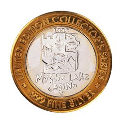 .999 Silver Mystic Lake Casino $10 Limited Edition Gaming Token