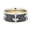 Image 1 : 14KT White Gold 2.62 ctw Black Diamond Ring