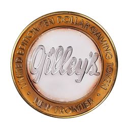 .999 Silver The New Frontier Las Vegas $10 Casino Limited Edition Gaming Token