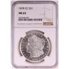 Image 1 : 1878-CC $1 Morgan Silver Dollar Coin NGC MS63