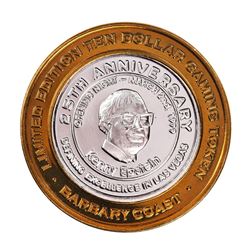 .999 Fine Silver Barbary Coast Casino Las Vegas, NV $10 Limited Edition Gaming Token