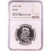 Image 1 : 1963 Proof Franklin Half Dollar Coin NGC PF68
