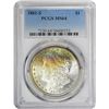 Image 1 : 1881-S $1 Morgan Silver Dollar Coin PCGS MS64 Amazing Toning