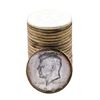Image 1 : Roll of (20) Brilliant Uncirculated 1964 Kennedy Half Dollar Coins Nice Toning