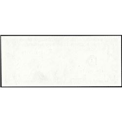 1995 $1 Federal Reserve Note Missing Back Print Error