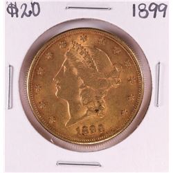 1899 $20 Liberty Head Double Eagle Gold Coin