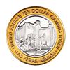 Image 2 : .999 Silver Las Vegas Club Nevada $10 Casino Limited Edition Gaming Token