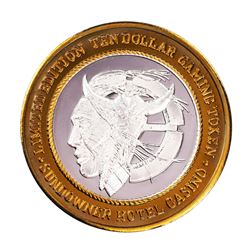 .999 Silver Sundowner Hotel Casino Reno, NV $10 Casino Limited Edition Gaming Token