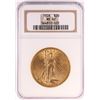 Image 1 : 1928 $20 St. Gaudens Double Eagle Gold Coin NGC MS62