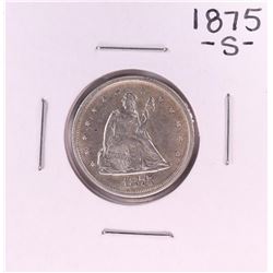 1875-S Seated Liberty Twenty Cent Piece Coin