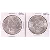 Image 1 : Lot of (2) 1886 $1 Morgan Silver Dollar Coins