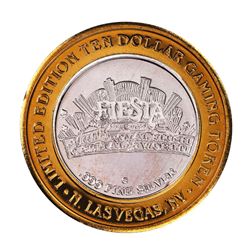 .999 Silver Fiesta Casino and Hotel Las Vegas, NV $10 Casino Limited Edition Gaming Token