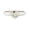 Image 1 : 14KT White Gold 0.42 ctw Diamond Ring