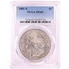Image 1 : 1881-S $1 Morgan Silver Dollar Coin PCGS MS65
