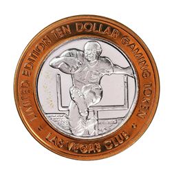 .999 Silver Las Vegas Club $10 Limited Edition Casino Gaming Token