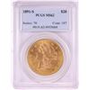 Image 1 : 1891-S $20 Liberty Head Double Eagle Gold Coin PCGS MS62