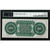Image 2 : 1872 $20 State of South Carolina Revenue Bond Obsolete Note PMG Superb Gem Unc. 67EPQ