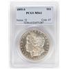 Image 1 : 1895-S $1 Morgan Silver Dollar Coin PCGS MS61