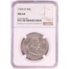 Image 1 : 1960-D Franklin Half Dollar Coin NGC MS64