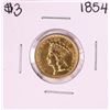 Image 1 : 1854 $3 Indian Princess Head Gold Coin