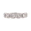 Image 2 : 14KT White Gold 0.63 ctw Diamond Ring