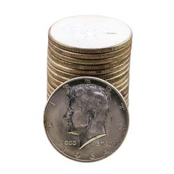 Roll of (20) Brilliant Uncirculated 1964 Kennedy Half Dollar Coins