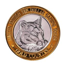 .999 Silver Gold Country Motor Inn Elko, NV $10 Limited Edition Casino Gaming Token