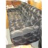 Image 2 : 3 PC BLACK & MULTI COLORED SOFA, CHAIR & LOVESEAT SET