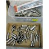 Image 1 : 2 BOXES OF ASSORTED SOCKETS, EXTENSIONS, RATCHETS ETC.